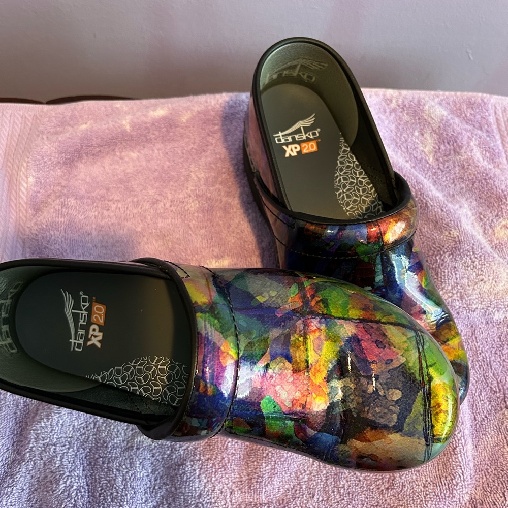 Dansko XP 2.0 Colorful Patterned Clogs